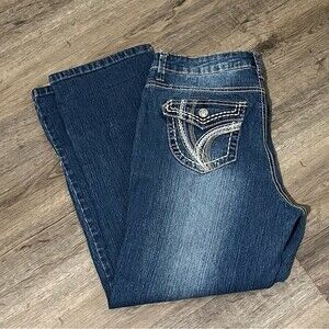 VSH Jeans Medium Wash High Rise Cropped Jeans Women’s Size 10